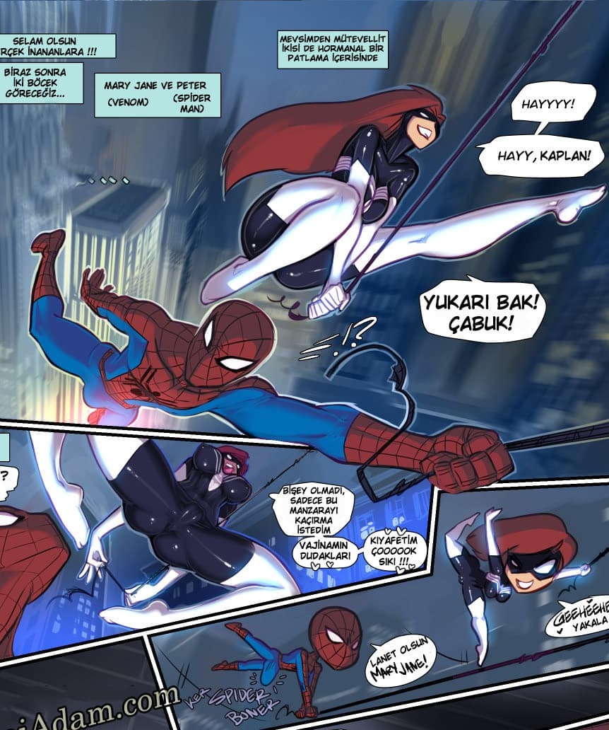 Hayy Porn Com - Ohhh, Ne KarÄ±ÅŸÄ±k Bir AÄŸâ€¦ (Ã–rÃ¼mcek Adam) Ohhh, What A Tangled Webâ€¦  (Spider-Man) - Hentai Adam
