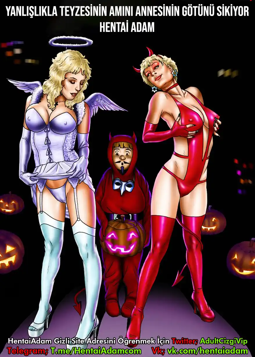 Cadılar Bayramı & Hell-O-Ween [MILFToon] - Hentai Adam